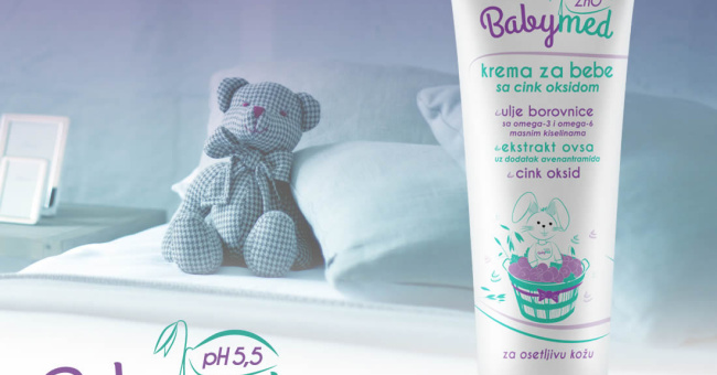 Preporučujemo: BabyMed, zaštitna krema sa ZnO, za osetljivu kožu pelenske regije